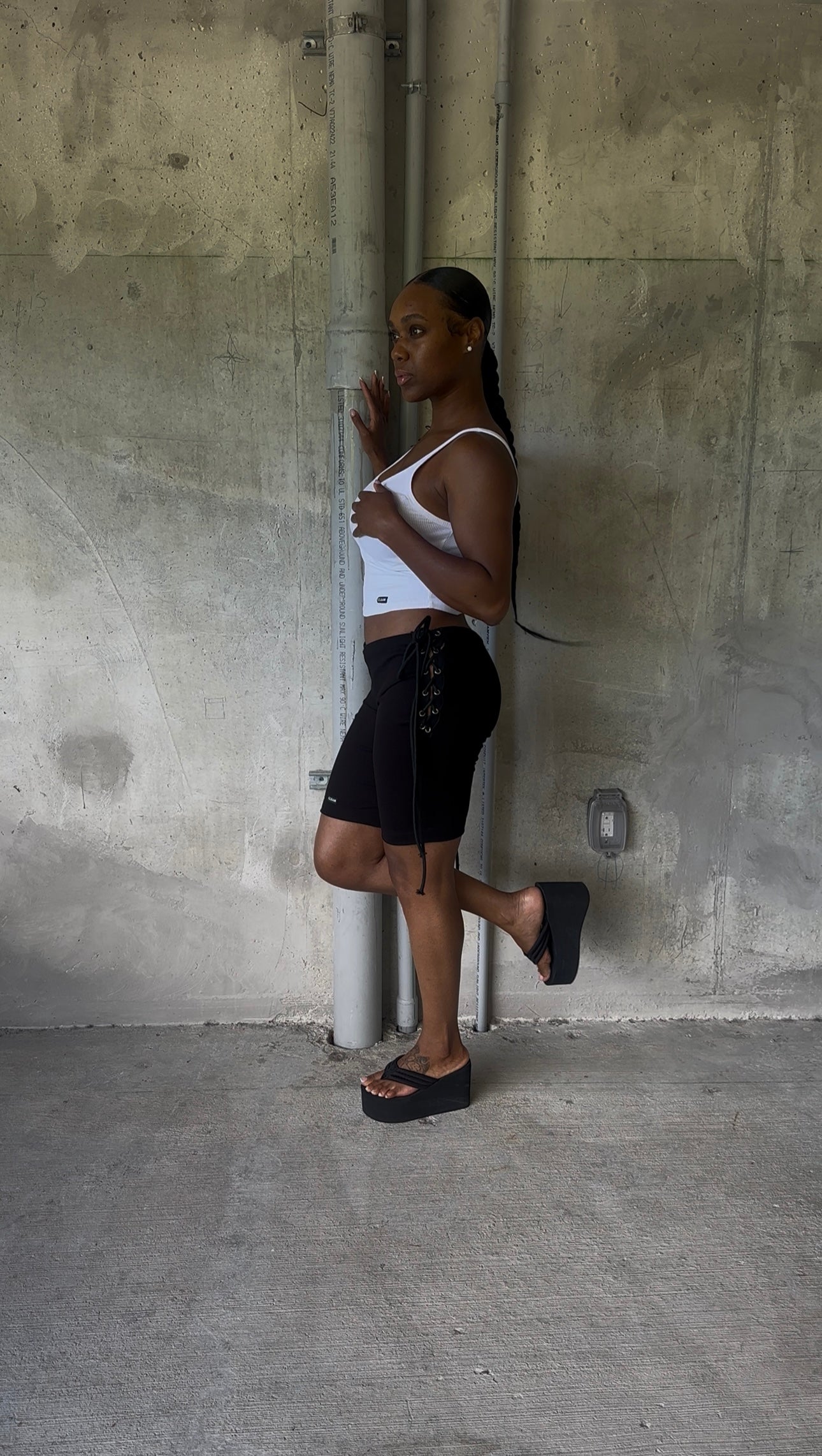 Tie up shorts